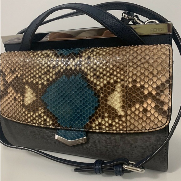 Fendi "Demi Jour Python" purse - Picture 3 of 3
